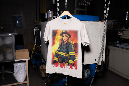 T-Shirt Feuerwehr Frau