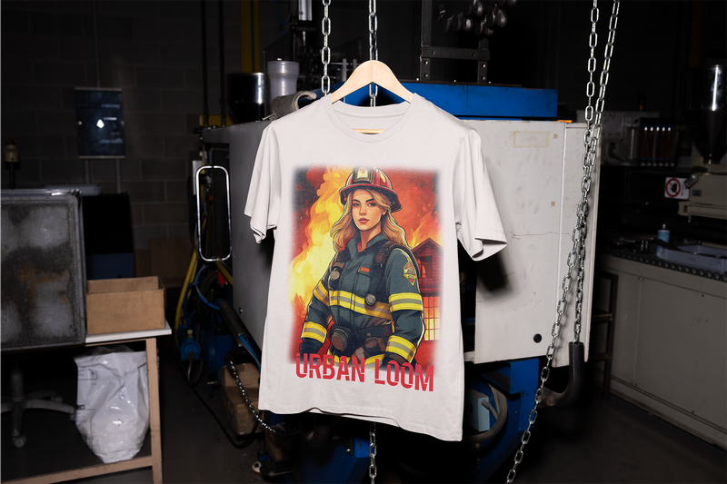 T-Shirt Feuerwehr Frau